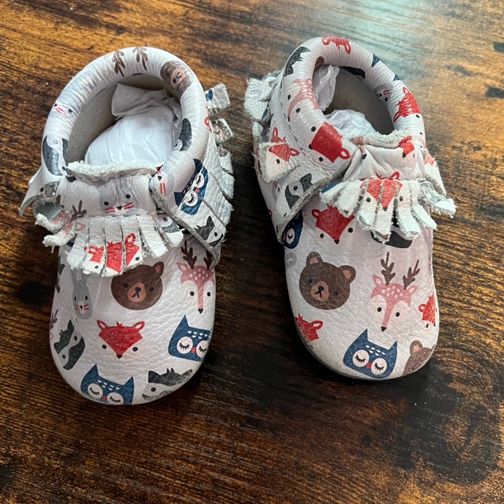 Freshly Picked Woodland Creatures Moccasins